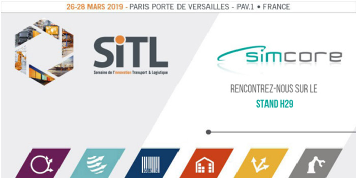 Présence de Simcore à la SITL du 26 au 28 mars 2019 à Paris