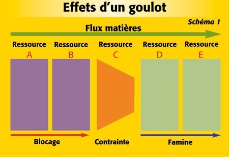 effets d'un goulot d'étranglement