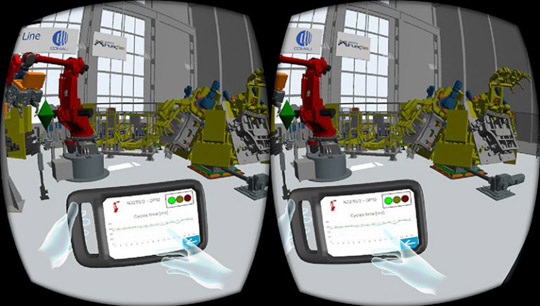 If you own an Oculus Rift or HC Vive VR headset, then you can simply by checking a box in FlexSim immerse yourself in your simulation model.