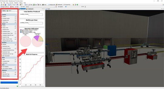 Flexsim : using Template for report and analysis