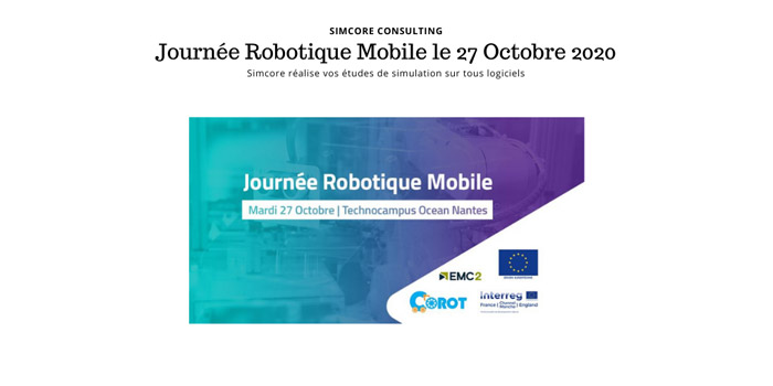 Simcore participera à la Journée de la Robotique Mobile le 27 octobre 2020