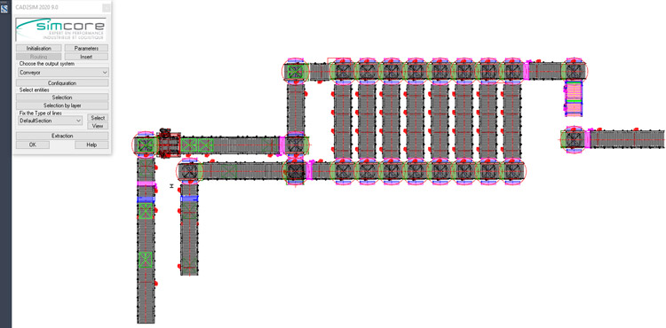 Exemple extraction d'un plan Autocad avec Cad2sim